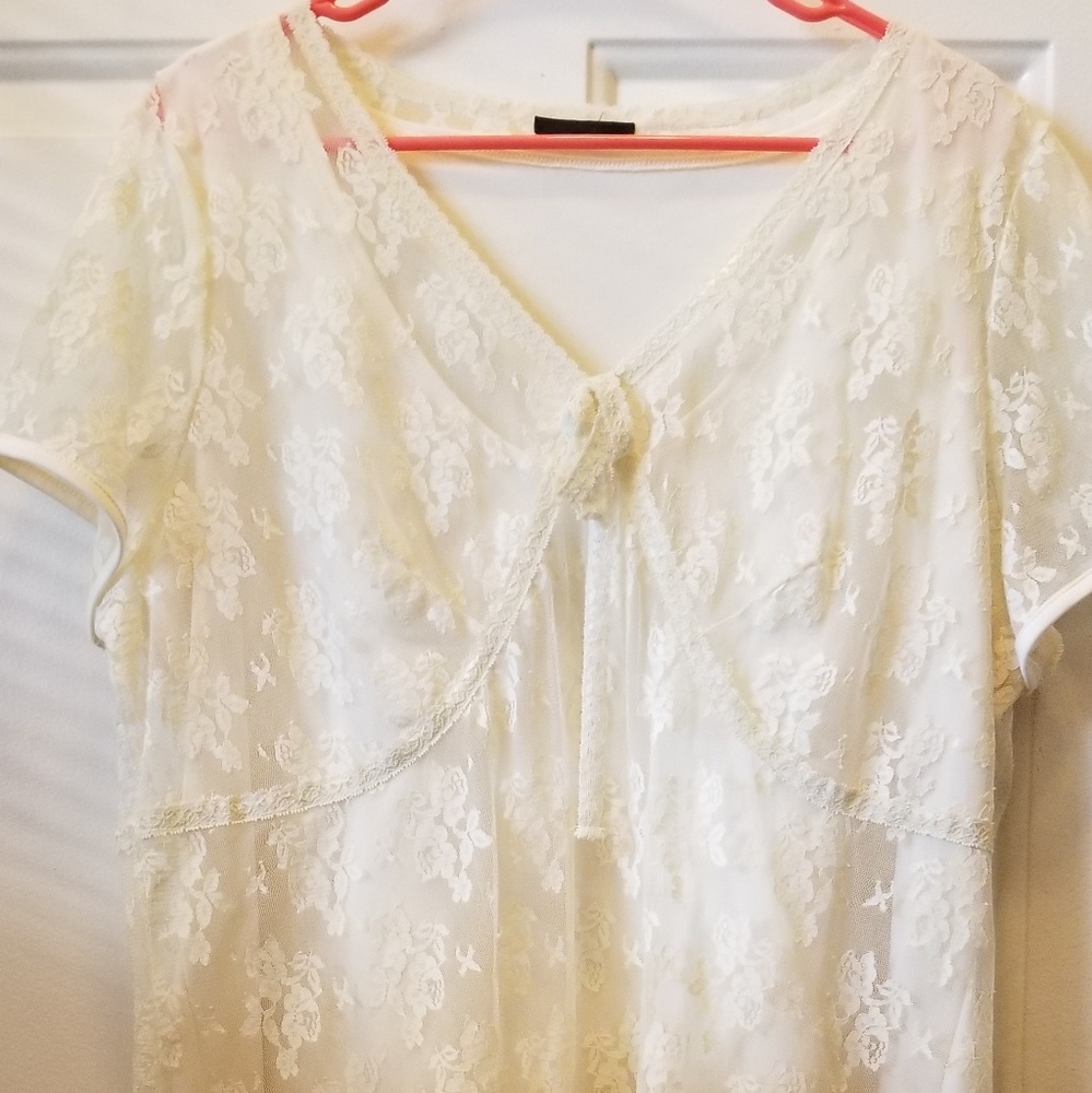 Vintage cream blouse